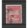Pakistan.SG37 12a Karachi Port Trust (Scarlet)....