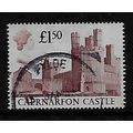 GREAT BRITAIN 1988 £1.50 DEEP MAROON CAERNARFON...