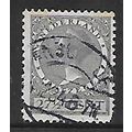 NETHERLANDS , 1924 QUEEN WILHELMIA 27 1/2c GREY...