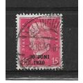 Germany.SG460 15pf Pres van Hindenburg (Red).Fi...