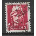 ITALY 1929 IMPERIAL SERIES WOMENS HEAD 2L RED S...