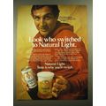 1981 Michelob Light Beer Ad - Nick Buoniconti