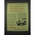 1949 Austin A40 Car Ad - You see more Austins on the roads