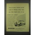 1949 Austin A40 Car Ad - You see more Austins on the roads of Britain today