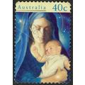 Australia 1996 Christmas 40c Multicoloured S/Ad...