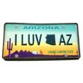 I Luv Arizona Wood License Fridge Magnet