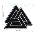 Valknut Viking Norse Patch Embroidered Iron on ...