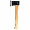 24oz Drop Forged Steel Hand Axe Wooden Shaft Sp...