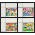 Somalia Greyhound Dogs 4v Corners 2003 MNH