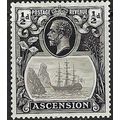 ASCENSION 1924-33 GEORGE V 1/2d MINT HINGED SG10