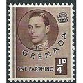 Grenada 1937 SG112 1/4d Brown Mounted Mint .. ..