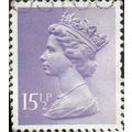 GB, Queen Elizabeth Machin, light violet 1981, ...