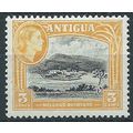 Antigua 1953 SG123 3c Black & Orange-Yellow Mou...