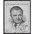 Mi 555: 20 Kč deep blue-violet Definitive Stamp...