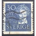 Sweden 1949 - SG311 - 30o blue - A. Strindberg ...