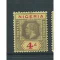 northern nigeria stamps sg6a tone spot. sg 6a h...