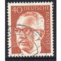 Germany 1970 Gustav Heinemann 40Pfg Used
