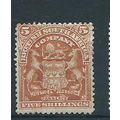 rhodesia sg87 sg 87 5/- scarce hm