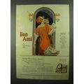 1922 Bon Ami Cleanser Ad - For Mirrors Etc