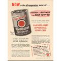 TEXAS COMPANY 1955 Havoline now all-temperature...