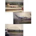 9 x commercial aircraft photographs...... Aerop...