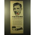 1950 Molle Shaving Cream Ad
