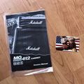 Marshall MG412 Cabinet Original Owners Manual