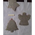 Hand decorated . Brown paper carrier bags Chris...