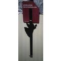 Angel metal wreath hanger black new