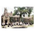 ptc1360 - Durham - Children & Teachers outside ...