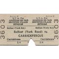 U.T.A. Edmondson Ticket - Belfast York Road to ...