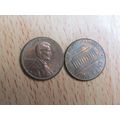 1990d USA 1 Cent Lincoln Memorial Coin