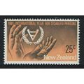 New Zealand Intl Year of the Disabled 1981 MNH ...