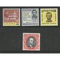 Ghana 208-211, 1965 Lincoln, VF, MNH (GHA093)