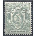 Uganda 1898 SG87 3a Pale Grey Mounted Mint .