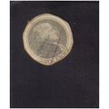 1886 USA POSTAL CARD CUT OFF, JEFFERSON 1C UX9