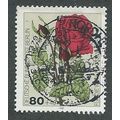 BERLIN -1982 80pf +40 'HUMANITARIAN - ROSES' FI...
