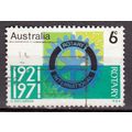 Australia 1971 Rotary 6c Used Stamp