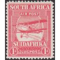 South Africa KGV 1925 1d Carmine Mounted Mint M...