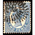 Australia QLD 1890 Queen Victoria 2d Used Stamp...
