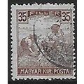 Mi 198: 35 f. red-brown Definitive Stamp: Harve...