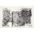 Palace Gate House and Moat Wells Somerset Etche...