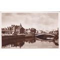 Bridge over River Mersey Warrington Lancashire ...