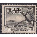 British Guiana 1954 - 63 QE2 1ct GPO George Tow...