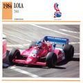 Collectors Club card. Classic Cars. Lola T800