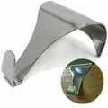 10x PICTURE RAIL HANGING HOOKS Modern Chrome Fi...