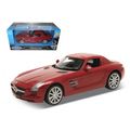 Mercedes SLS AMG Red 1/24 Diecast Model Car by ...