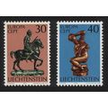 Liechtenstein Sculptures Europa 2v 1974 MNH SG#...