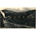 Devil's Bridge Train, Wales, 16740-38 RP Postcard