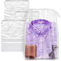 Disposable Drawstring Bags PE 2 Mil with Double...